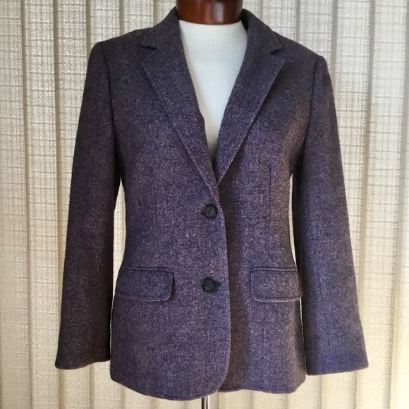 Pendleton Jackets & Blazers - Pendleton Purple Tweed Vintage Blazer, Sz 10